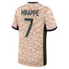 Original Trikotsatz Paris Saint-Germain Mbappé 7 4.trikot Jordan 2023-24 Für Kinder